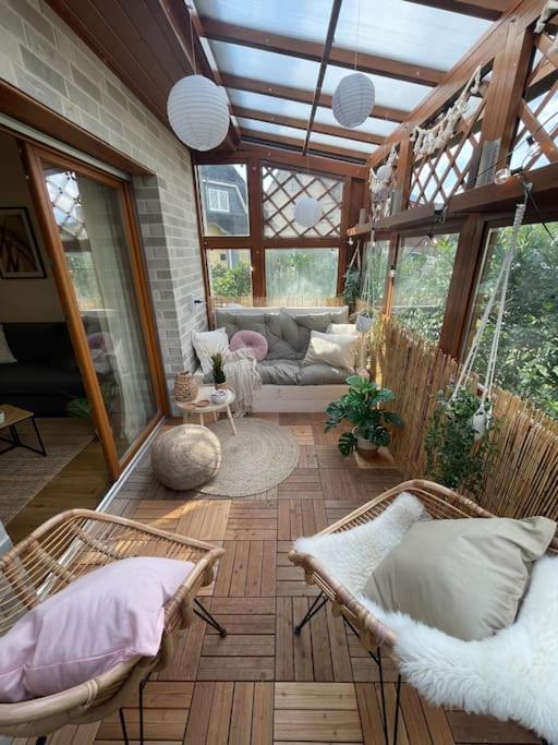 Cozy Wilkipartment Bis 4 Pers - Hund - Netflix - Wlan - Wintergarten - Coffeebar - Popcorn Verl Luaran gambar